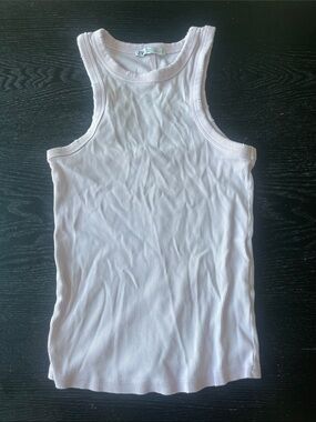Zara Light Lavender Ribbed Tank Top